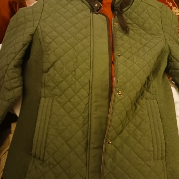 Tommy Hilfiger Women's Small Hunter Green Riding Jacket - Picture 4 of 11